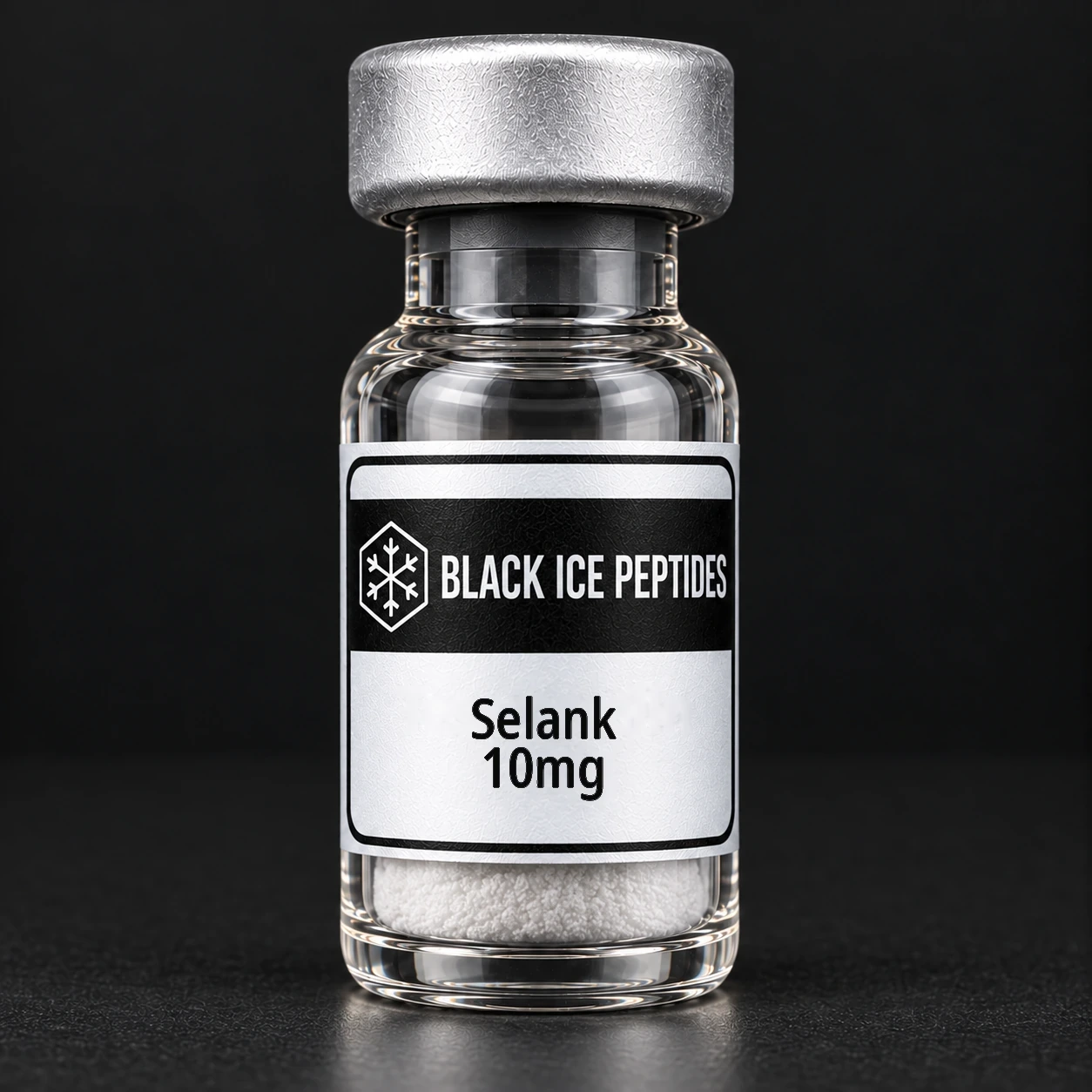 Selank research vial